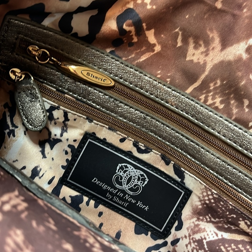 Sharif RARE Floral Sequin Leather Tassel Shoulder Crossbody Bag NWT MSRP $459 - Picture 11 of 16